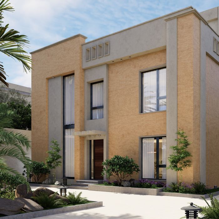 بلاط أرضيات / واجهات بورسلان 40×80×2.0 سم — بيج برتقالي — 14846 — بعد التركيب